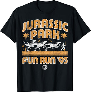 Jurassic Park Fun Run '93 T-Shirt - T-Shirt | Black