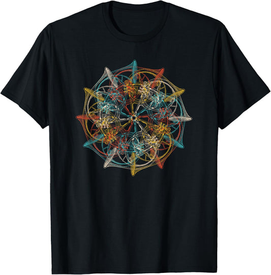 French Horn Vintage Marching Band Musician T-Shirt - T-Shirt | Black