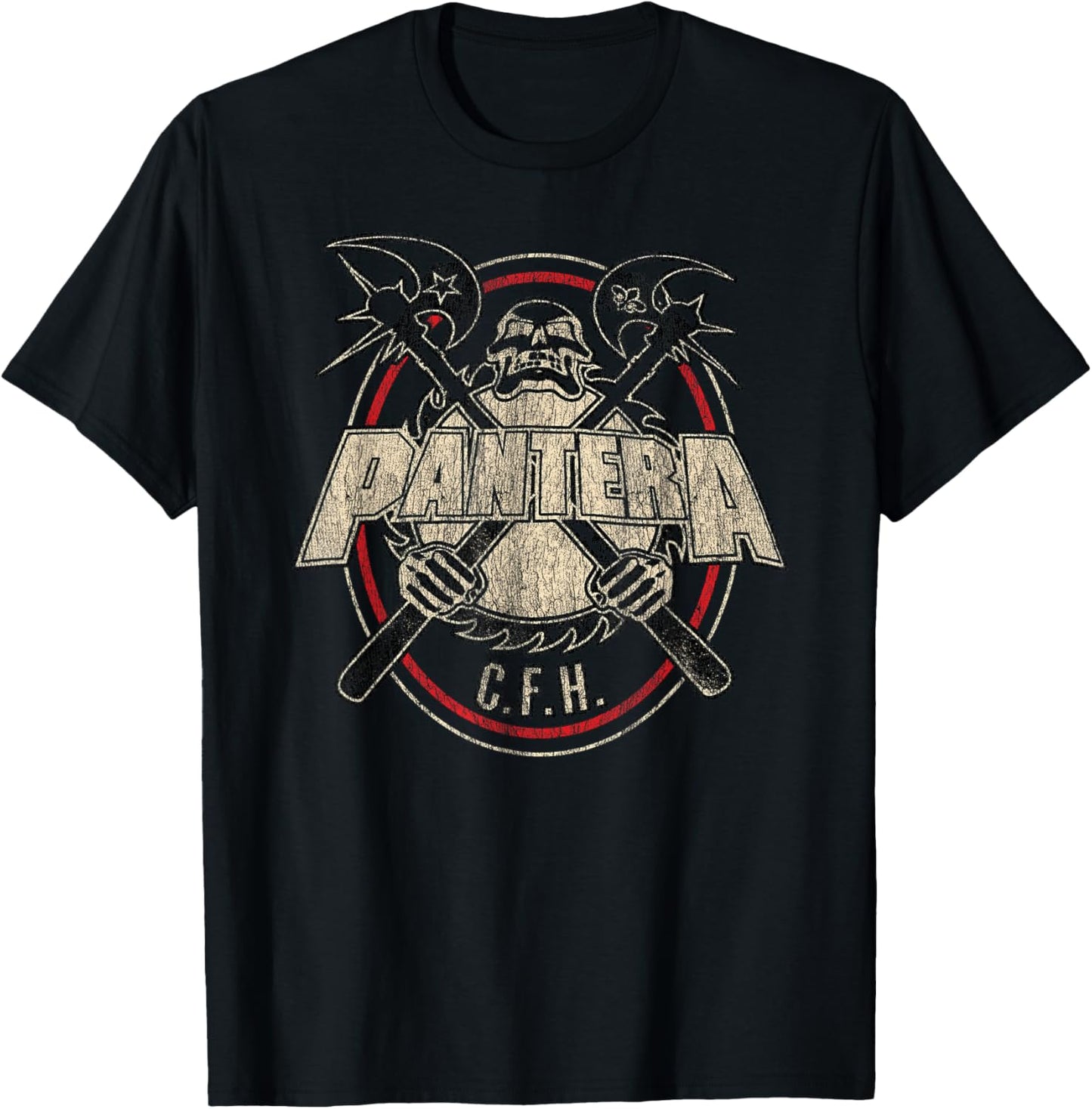 Official Pantera C.F.H. Black T-Shirt - T-Shirt | Black