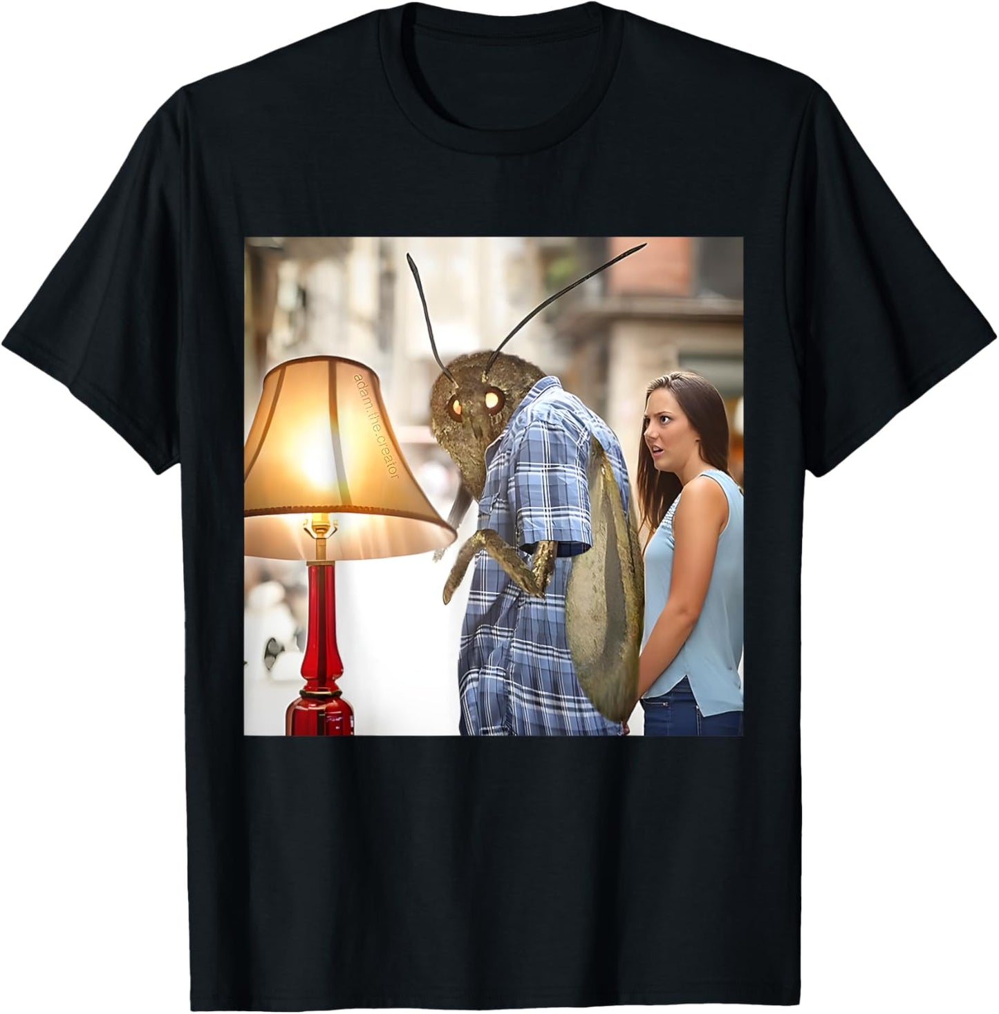 Moths Insect Lamps Meme Y'all Got Any Uhhh Lamps? Sarcastic T-Shirt - T-Shirt | Black
