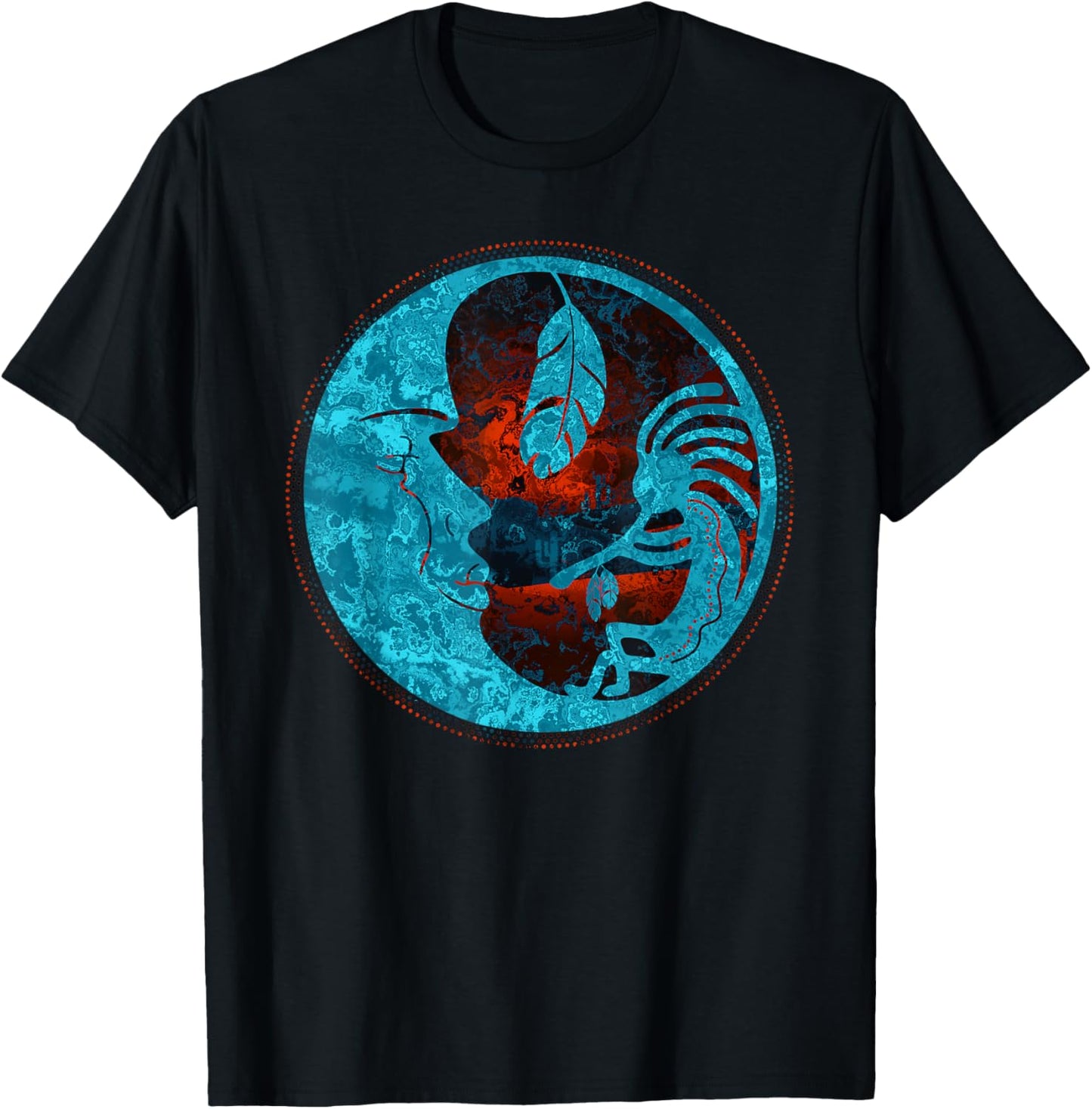Kokopelli plays for the moon 3 - Fan Fun T-Shirt - T-Shirt | Black