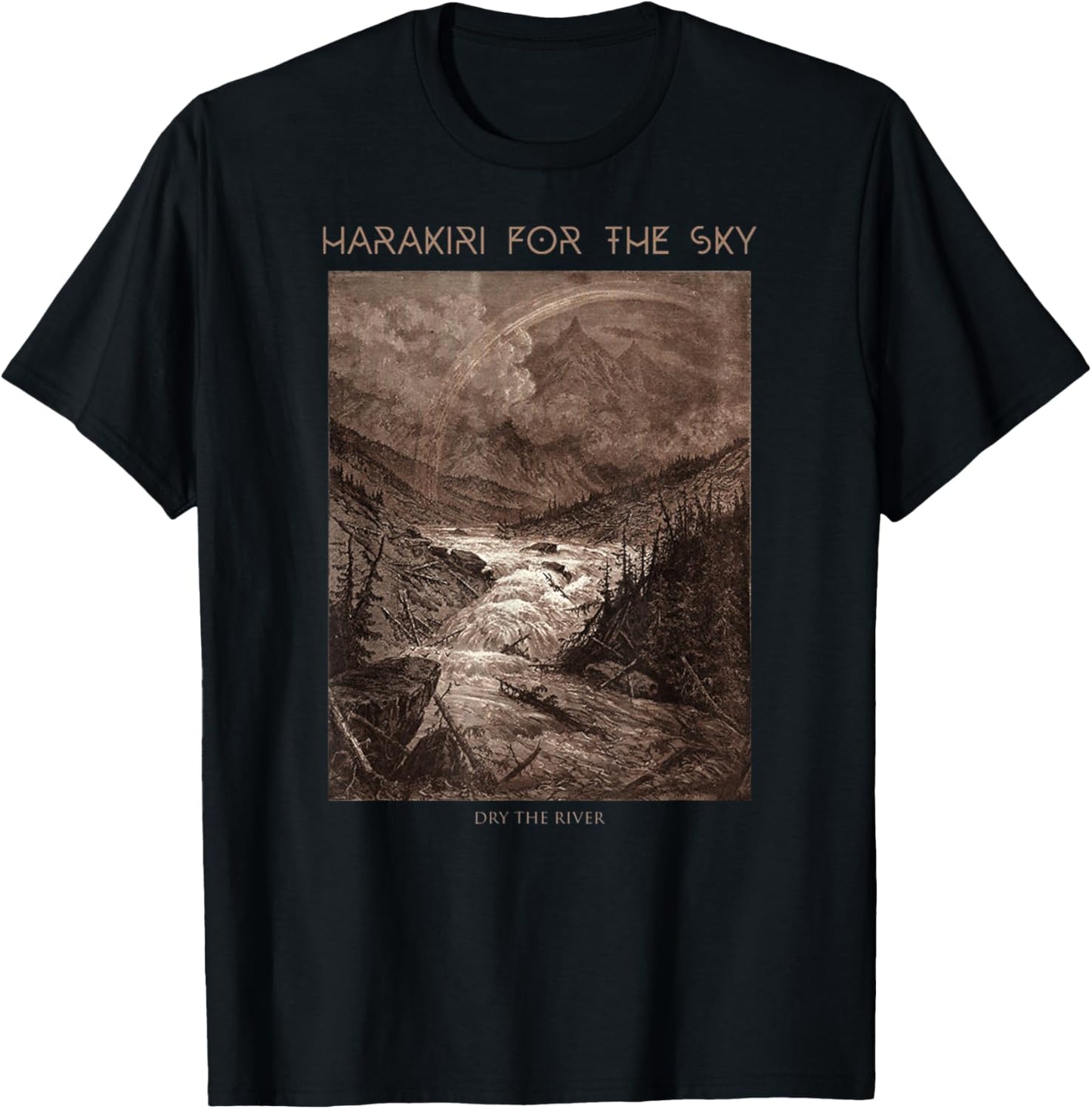 Harakiri For The Sky - Dry The River T-Shirt - T-Shirt | Black