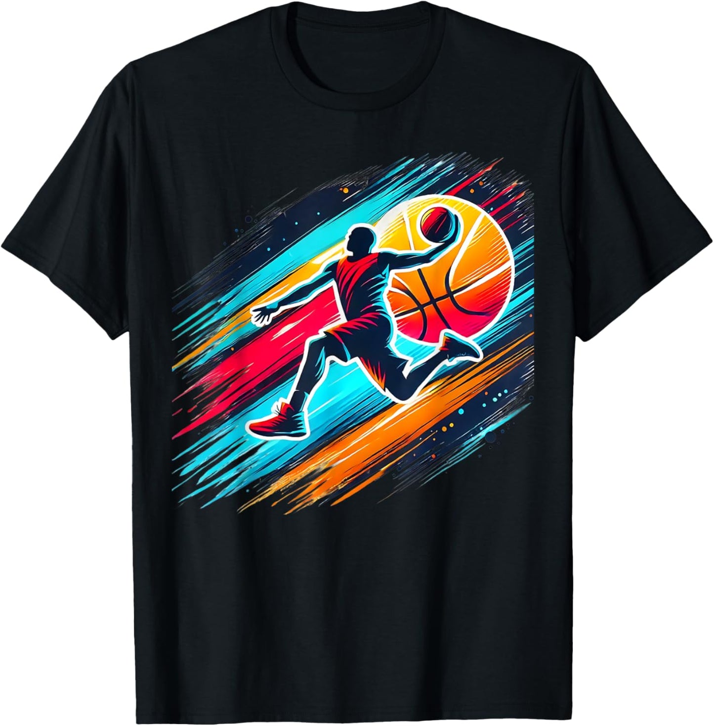 Cool Boys Basketball Shirts Men Kids Boys 10-12 12-14 Gifts T-Shirt - T-Shirt | Black