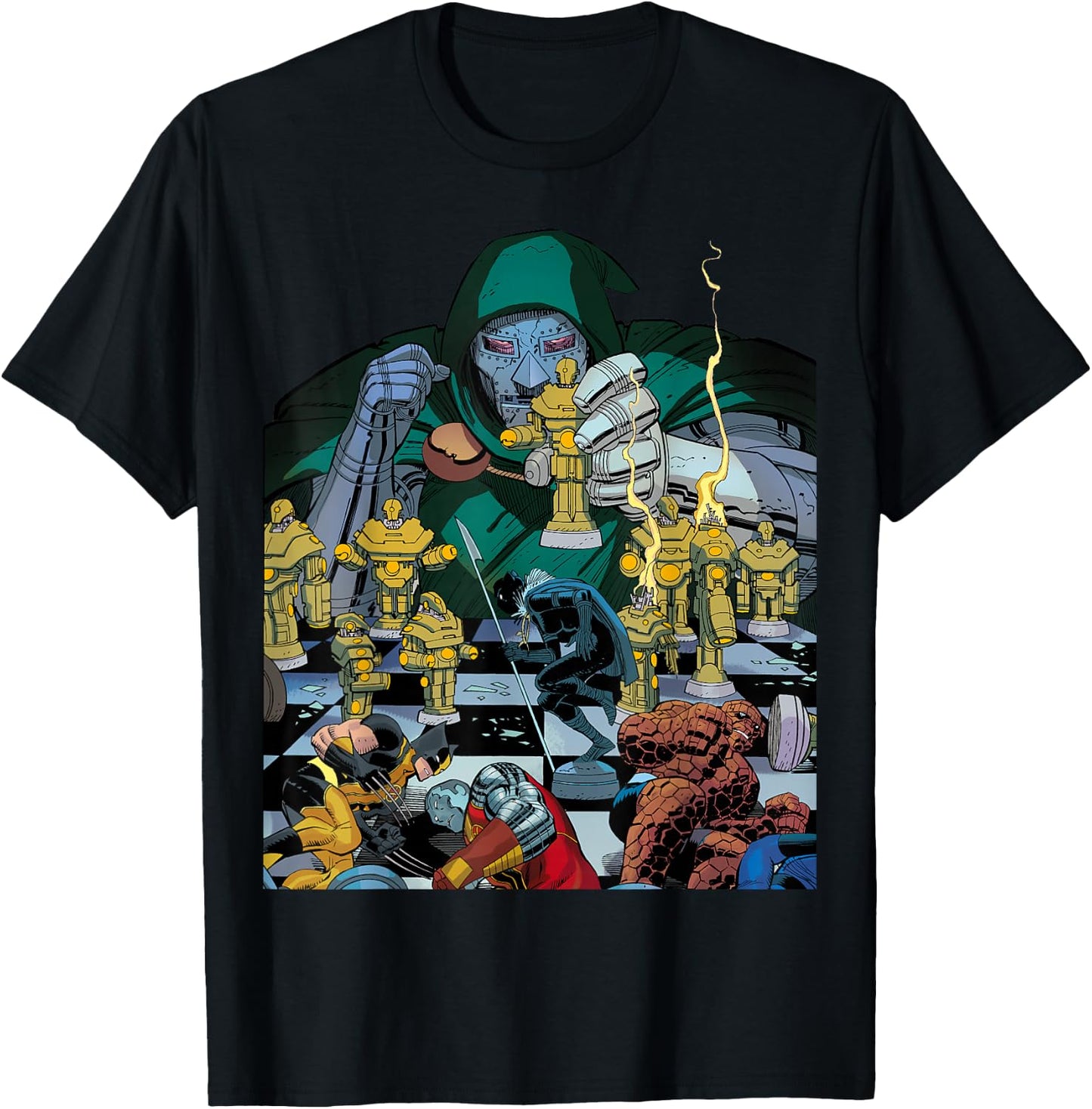 Marvel Doctor Doom Doomwar #3 Comic Cover T-Shirt - T-Shirt | Black