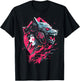 Anime Manga Cyberpunk Aesthetic Techwear Harajuku | Wolf T-Shirt - T-Shirt | Black