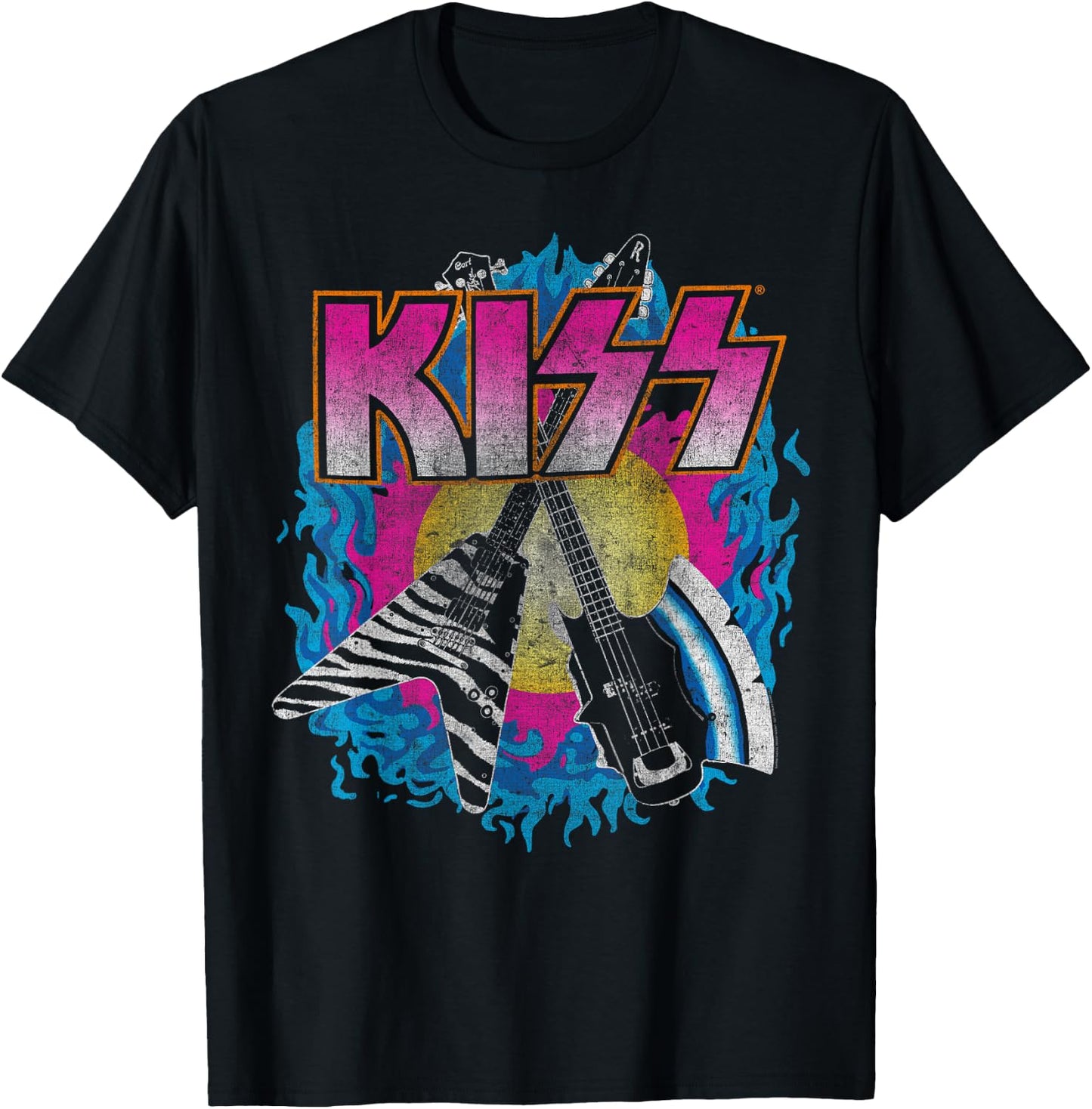 KISS - Young & Wasted Adults , Black, Small, Short Sleeve, Classic Fit T-Shirt - T-Shirt | Black