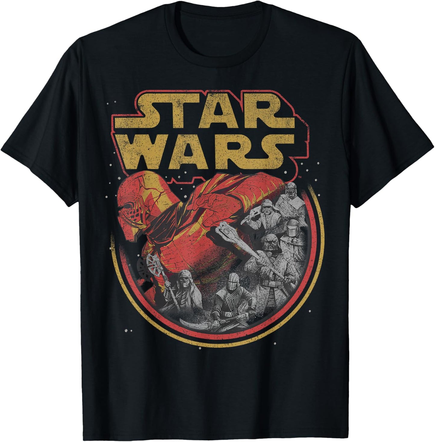 Star Wars The Rise of Skywalker Retro Knights of Ren T-Shirt - T-Shirt | Black