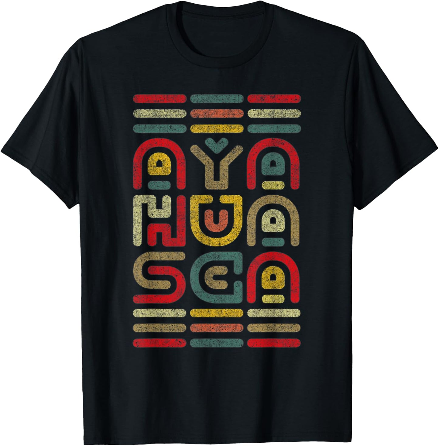 Ayahuasca Shaman - Plant Medicine of Peru, Brazil Rainforest T-Shirt - T-Shirt | Black
