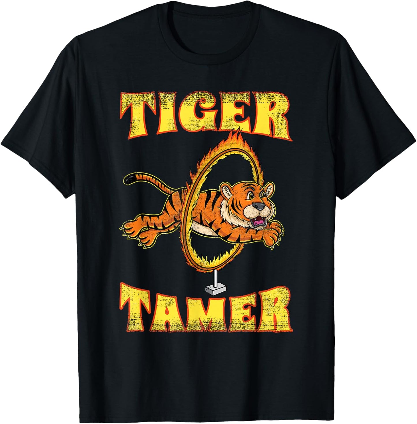 Tiger Tamer Circus T-Shirt - T-Shirt | Black