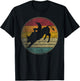 Rodeo Retro Style Bull Riding Cowboy Horse Men Women Kids T-Shirt - T-Shirt | Black