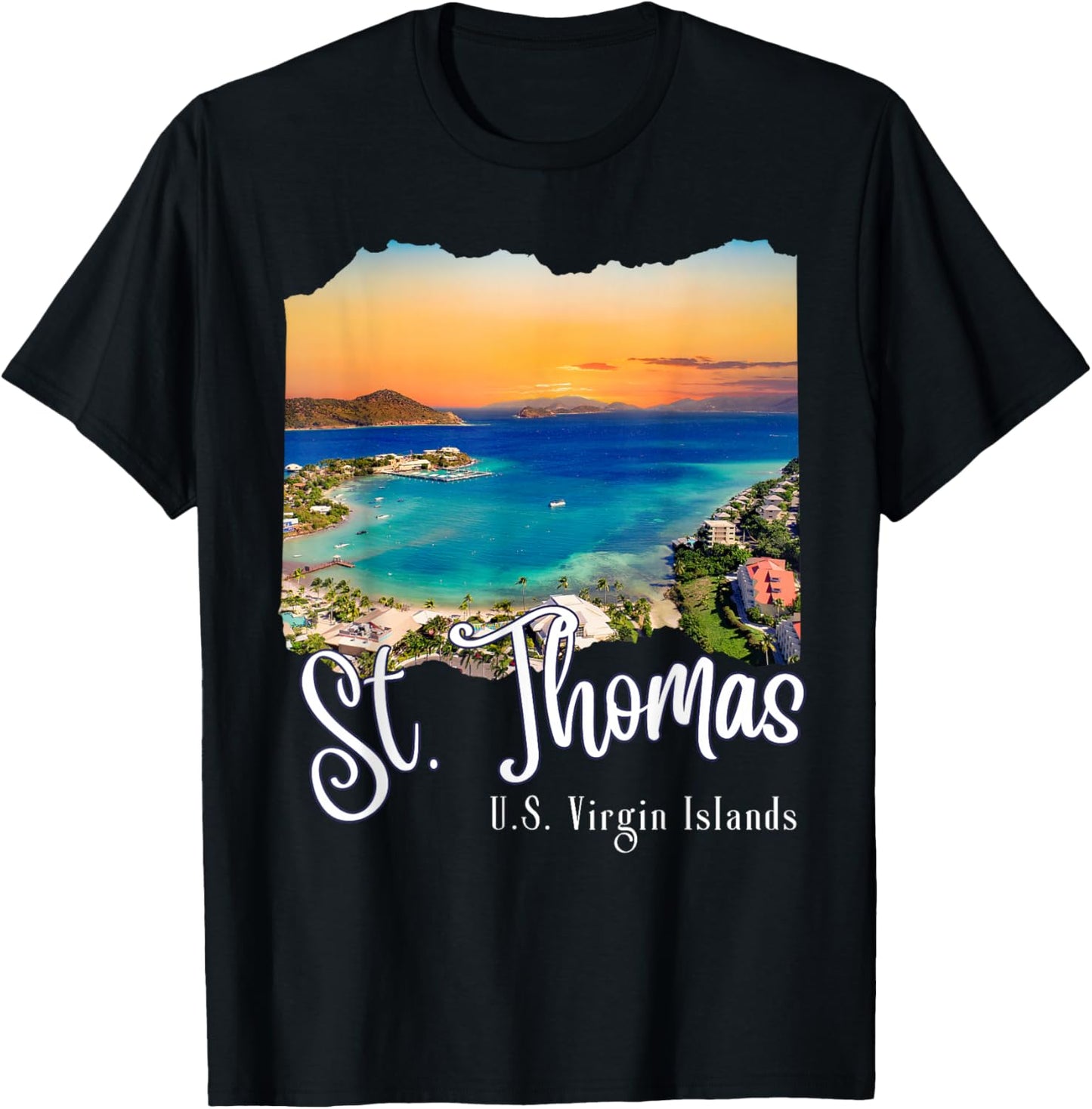St. Thomas U.S. Virgin Islands Vacation - St Thomas T-Shirt - T-Shirt | Black