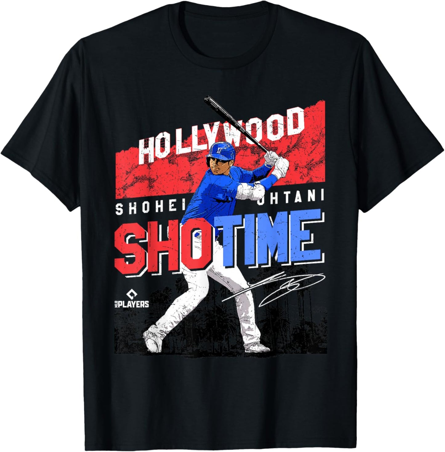 Shohei Ohtani | Los Angeles Baseball MLB Player | MLBOHT3003 T-Shirt - T-Shirt | Black
