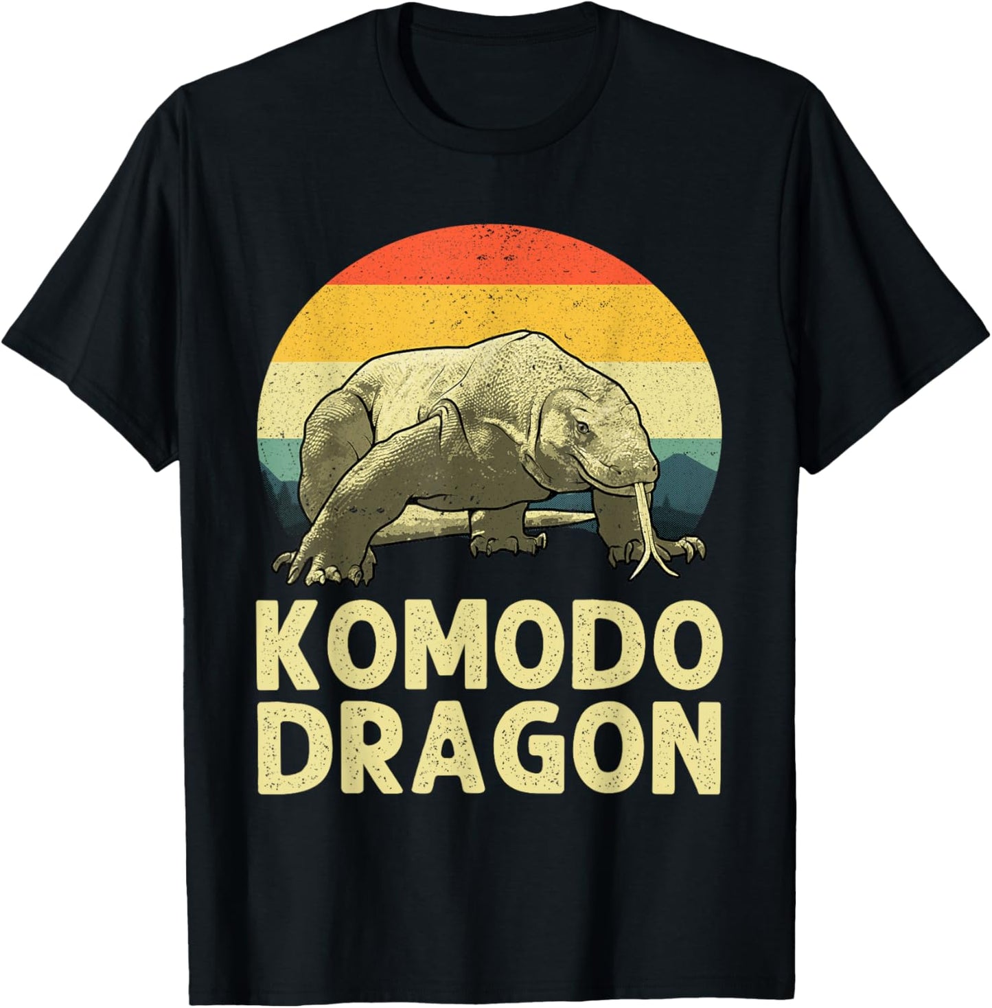 Komodo Dragon Design Women Kids Komodo Dragon Lover T-Shirt - T-Shirt | Black