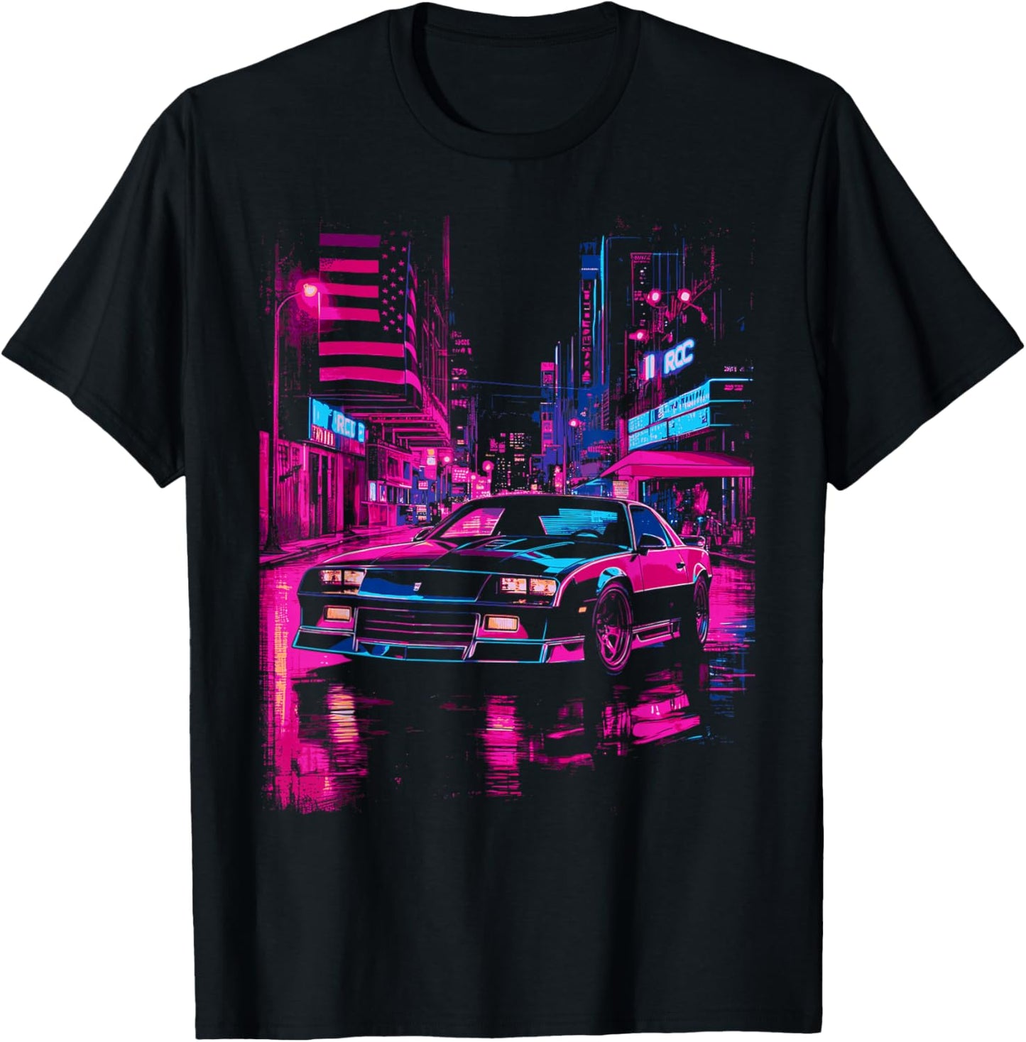 Classic IROC, IROC-Z Muscle Car American Muscle Retro 1980's T-Shirt - T-Shirt | Black