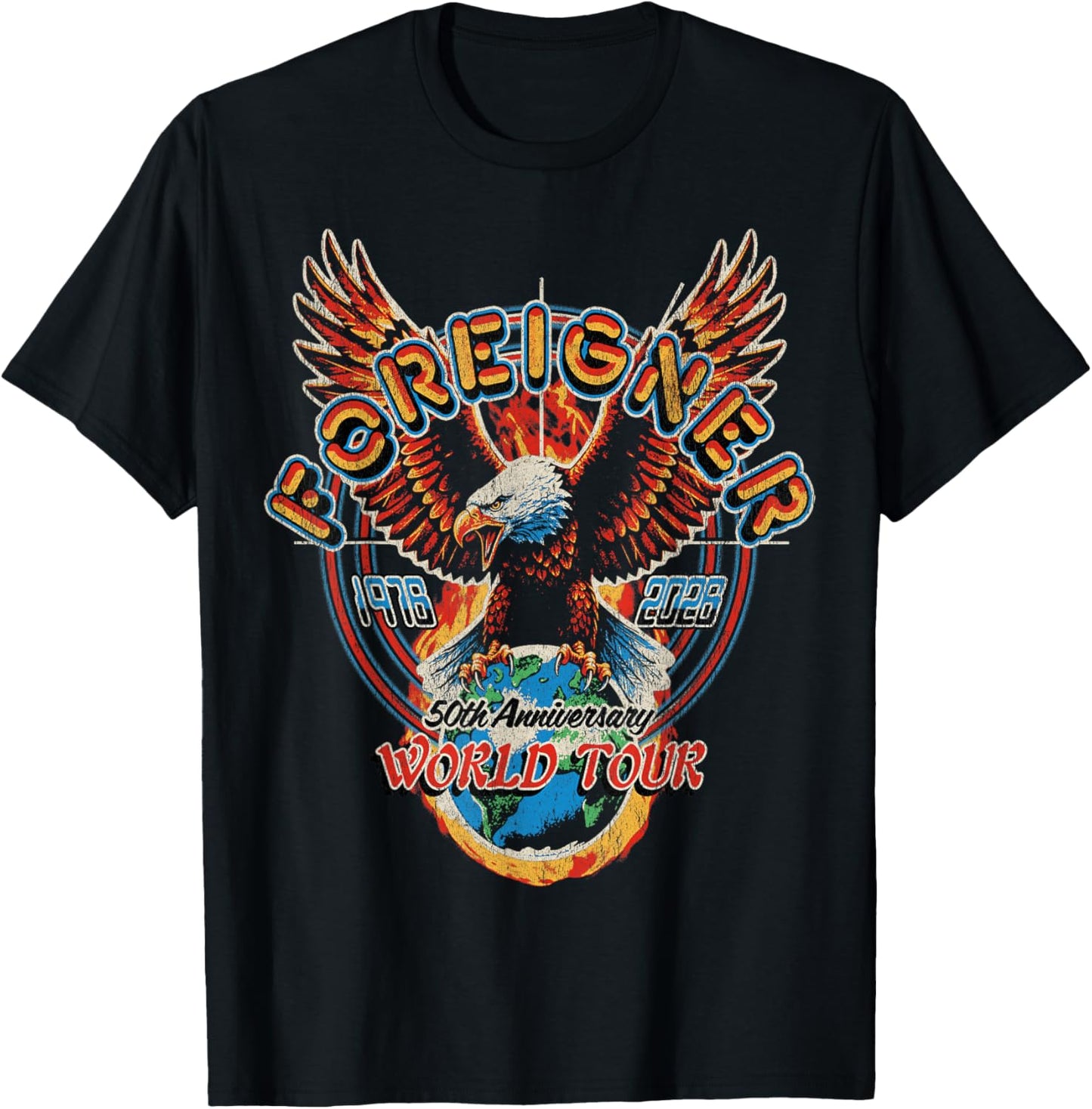 Ausländer-Tour zum 50-jährigen Jubiläum T-Shirt - T-Shirt | Black