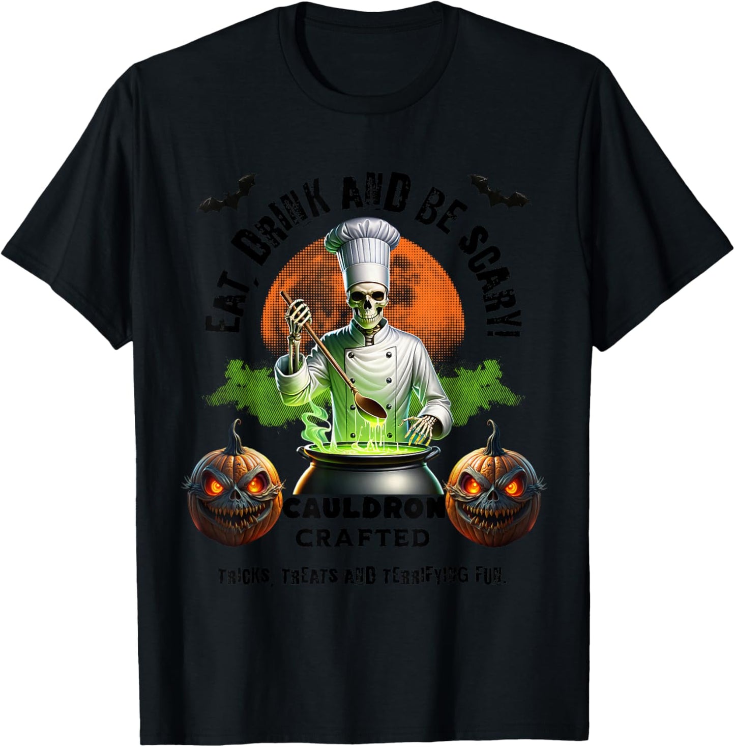 Halloween Chef T-Shirt - T-Shirt | Black