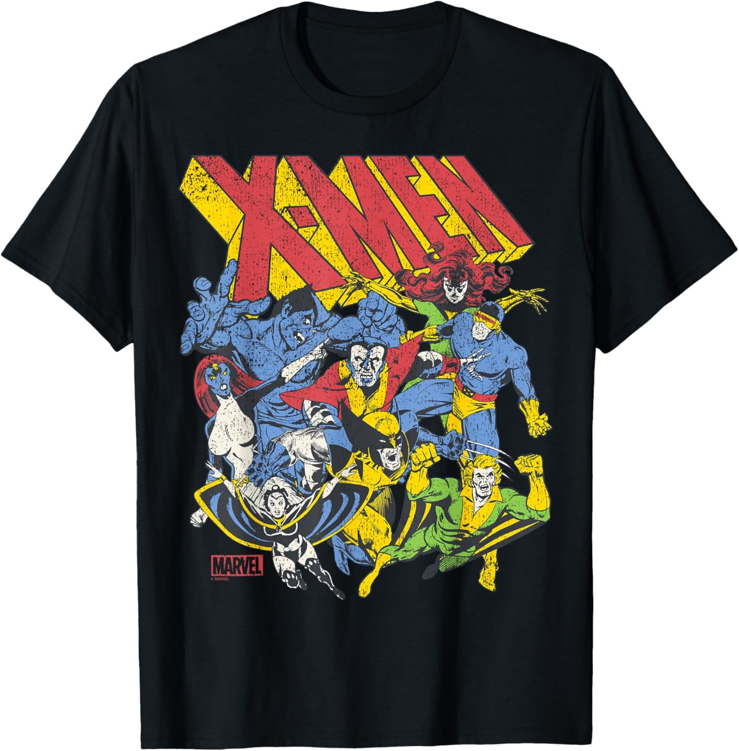 X-Men - Group Logo T-Shirt - T-Shirt | Black