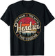 Hendrix The Man The Myth The Legend Personalized Name T-Shirt - T-Shirt | Black