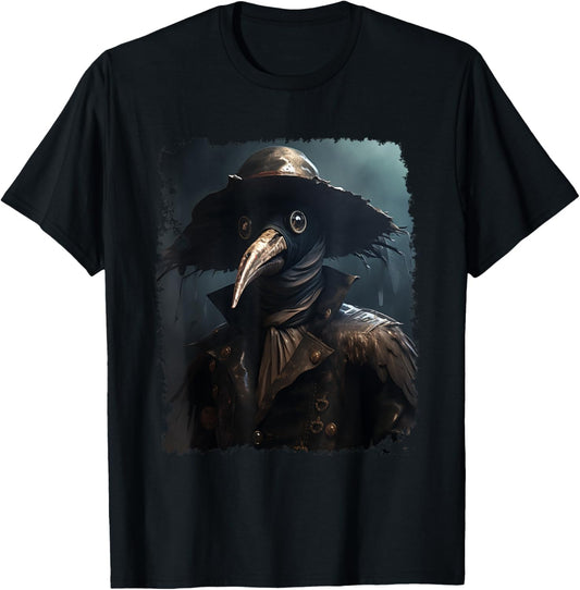 Plague Doctor Black T-Shirt - T-Shirt | Black