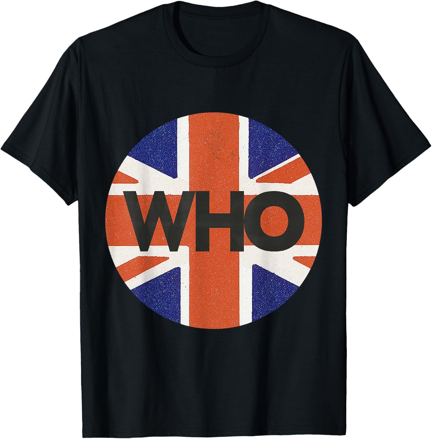 The Who Official 2019 Who Album Union Jack Circle T-Shirt - T-Shirt | Black