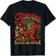 Christmas Motocross Motorcycle Biker Vintage Retro American T-Shirt - T-Shirt | Black