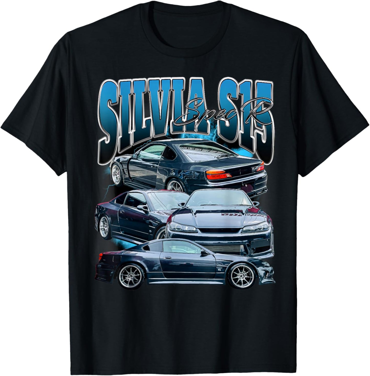 Silvia s15 SpecR 240SX SR20DET sport car T-Shirt - T-Shirt | Black