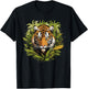 Colorful Tiger I Kids Tiger T-Shirt - T-Shirt | Black