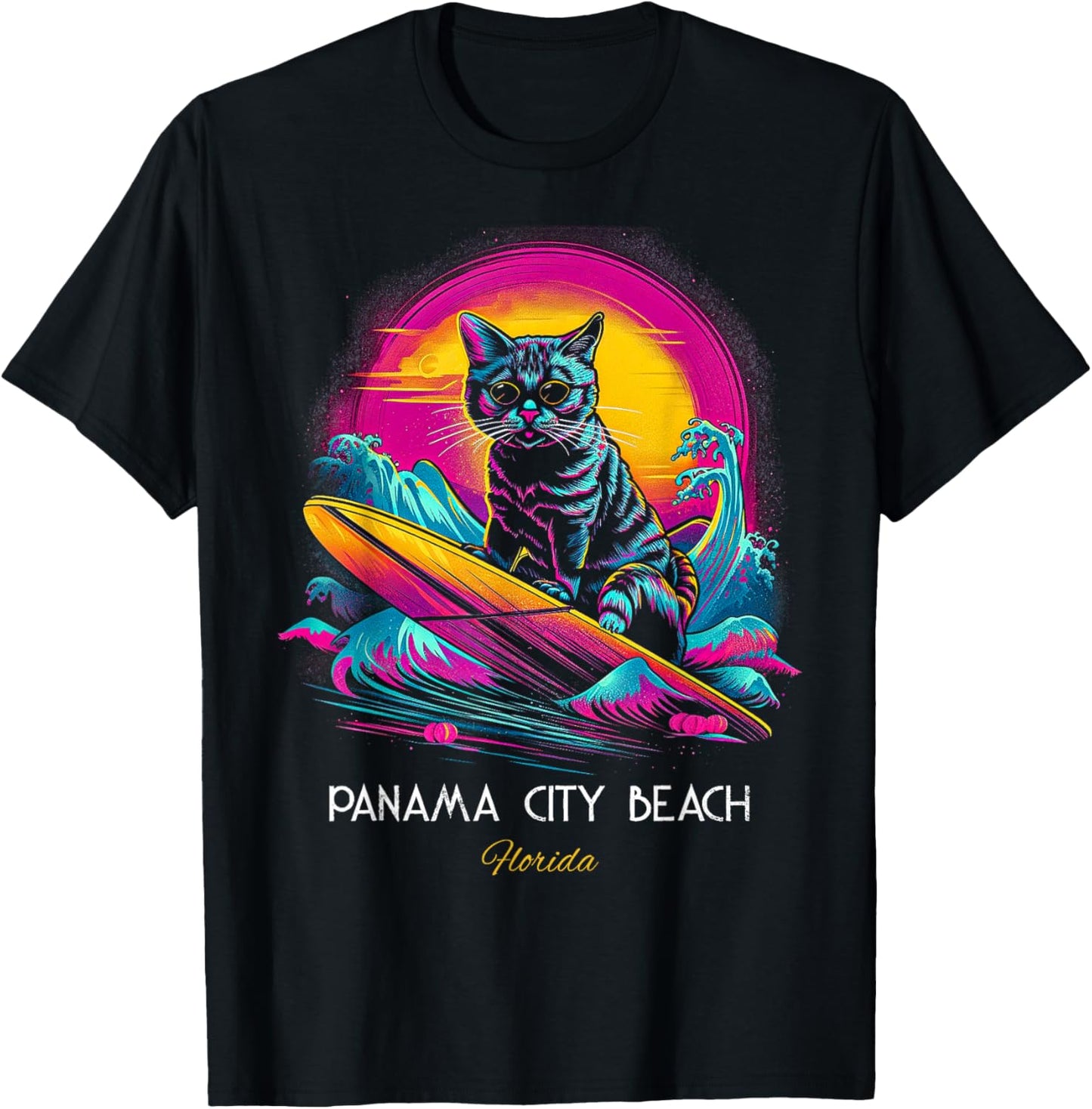 Panama City Beach Florida T-Shirt - T-Shirt | Black