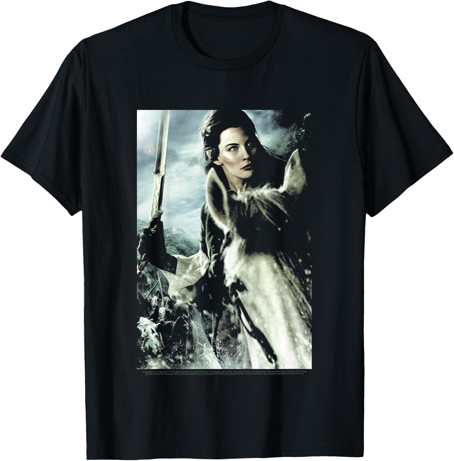 Kids The Lord Of The Rings Arwen Poster T-Shirt - T-Shirt | Black