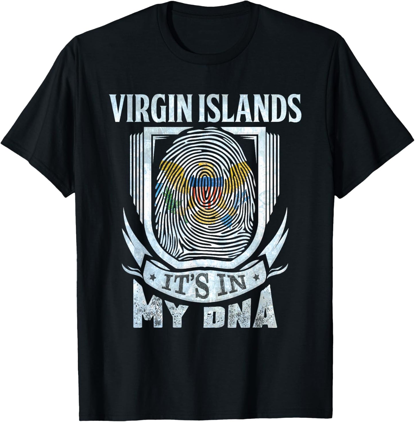 Virgin Islands It's in My DNA T-Shirt - T-Shirt | Black