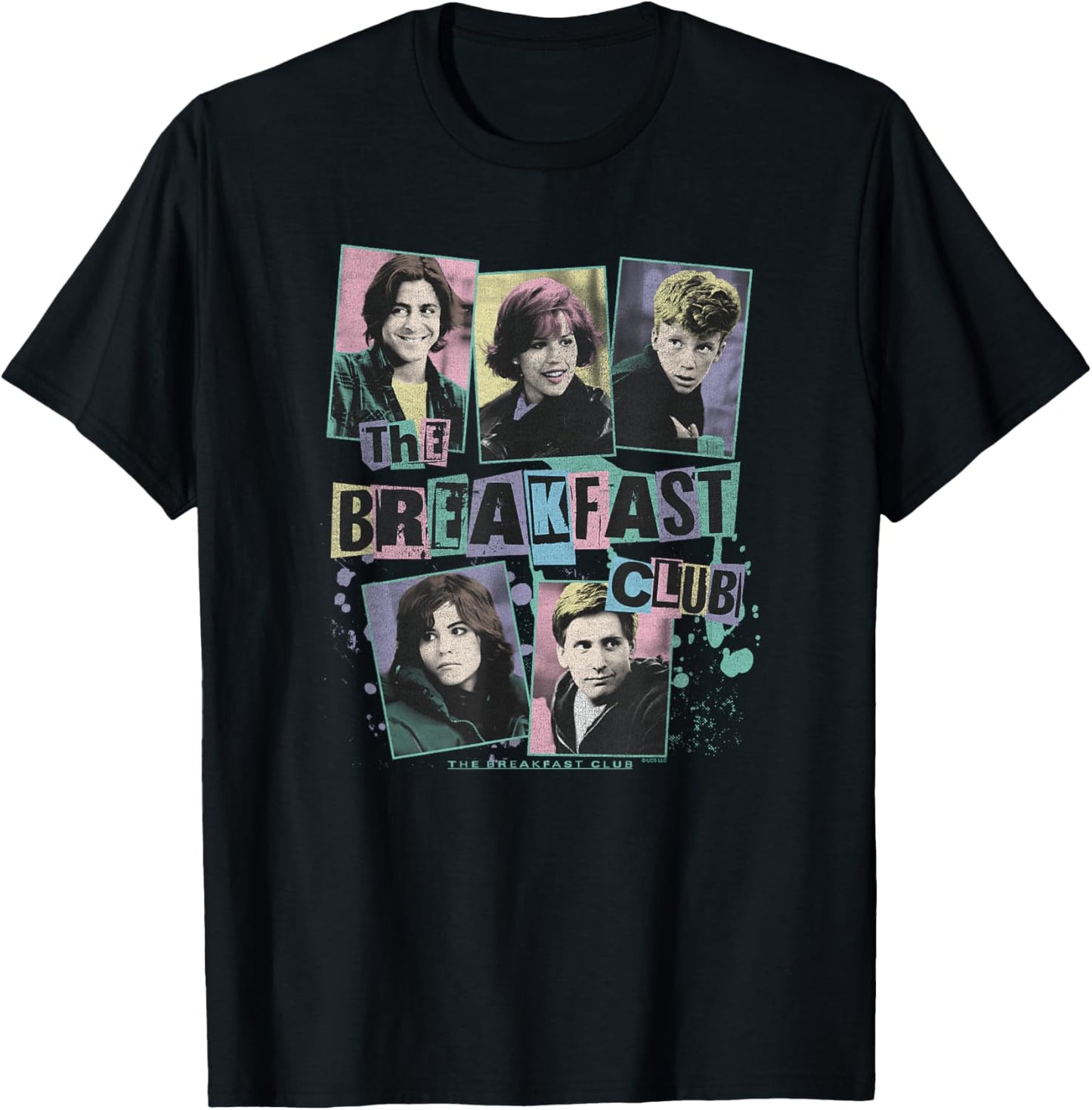 The Breakfast Club Vintage Photographs T-Shirt - T-Shirt | Black