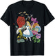 Disney Alice in Wonderland Alice in The Flowers Small T-Shirt - T-Shirt | Black