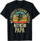 My Favorite Fishing Buddies Call Me Papa Fisherman Shirt T-Shirt - T-Shirt | Black