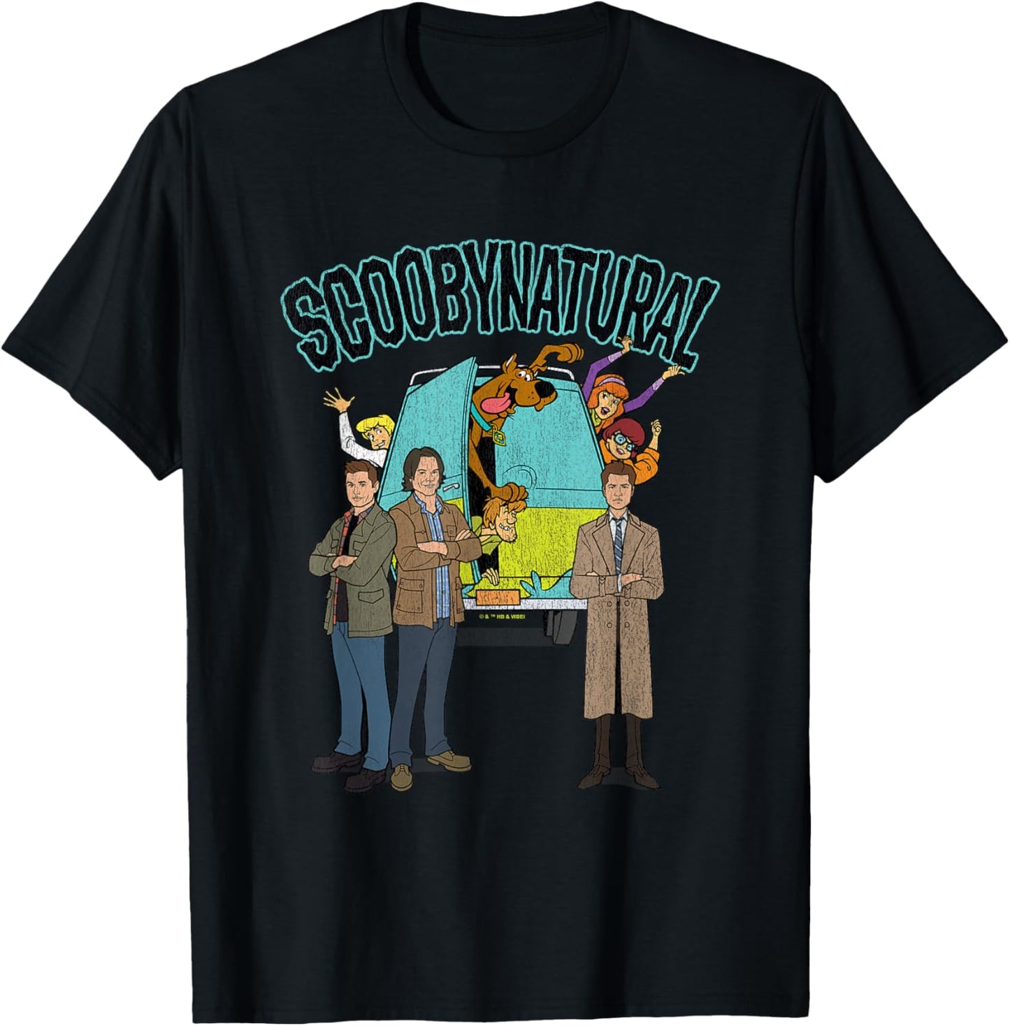 Scooby-Doo Scoobynatural Supernatural Mystery Ride T-Shirt - T-Shirt | Black