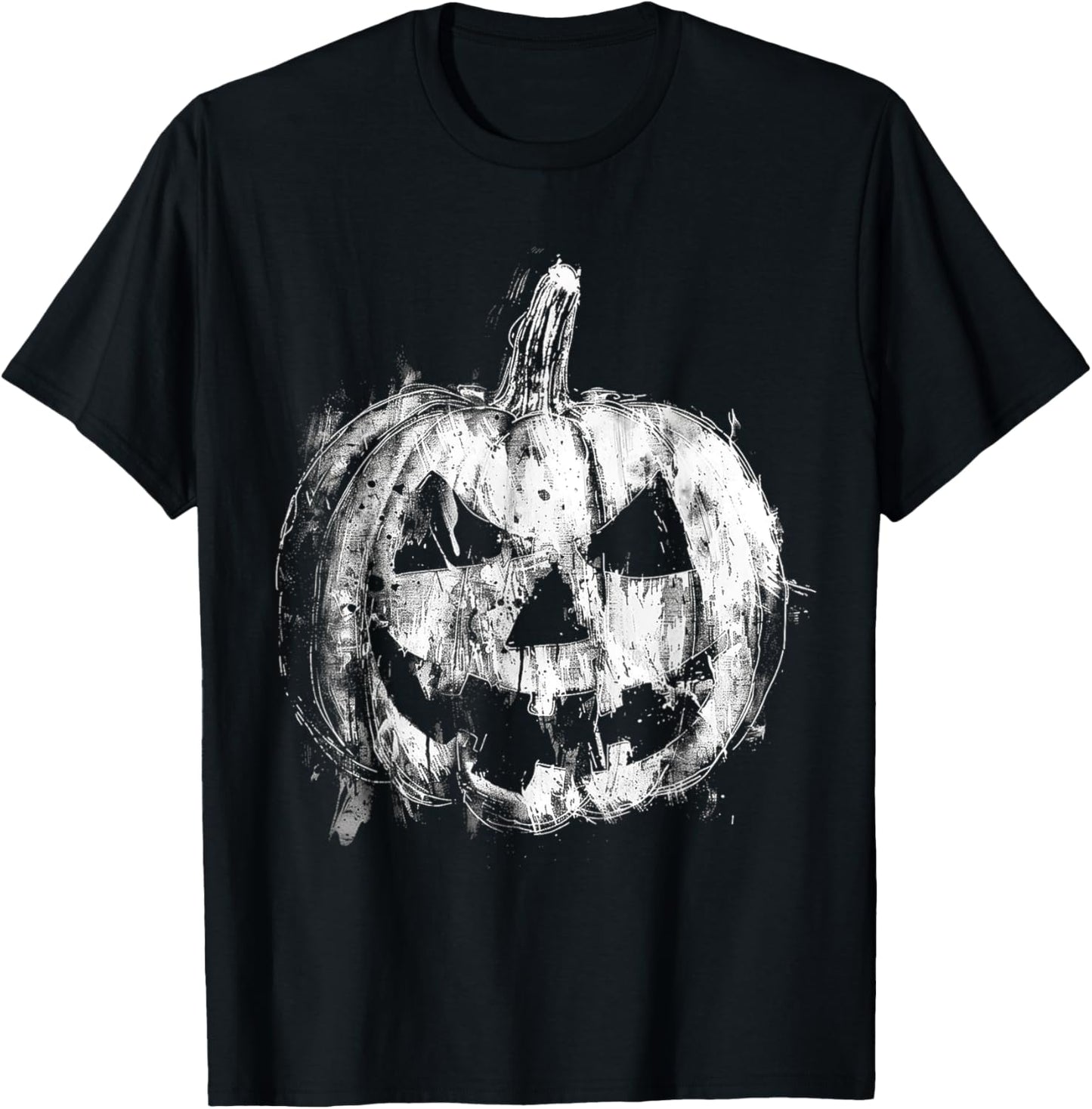 Pumpkin Costume Halloween Graphic Art Pumpkin T-Shirt - T-Shirt | Black