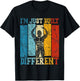 I'm Just Built Different - Fitness Bodybuilding Gym T-Shirt - T-Shirt | Black