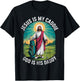 Jesus My Caddie God His Daddy Christian Golfing Golf Golfer T-Shirt - T-Shirt | Black