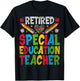 Retired Special Education Teacher - SPED Teacher Retirement T-Shirt - T-Shirt | Black