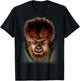 Universal Monsters The Wolf Man Face T-Shirt - T-Shirt | Black