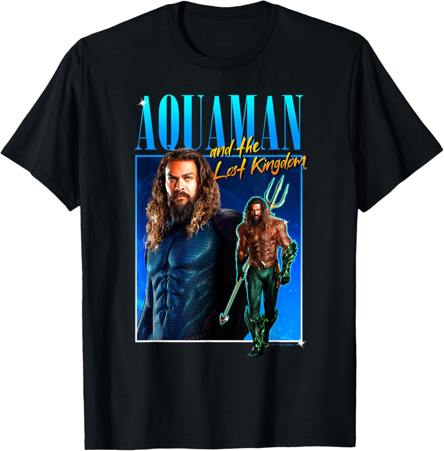 Aquaman and The Lost Kingdom 90's Style Aquaman T-Shirt - T-Shirt | Black