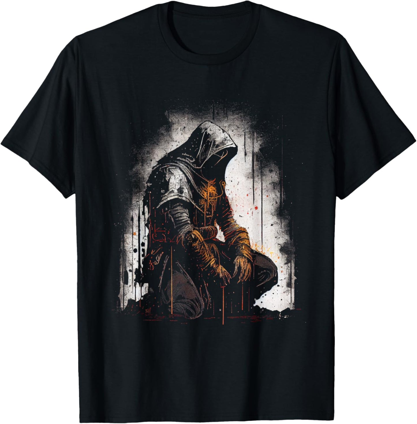 Knight Templar Christian Warrior Of God Crusader Gift T-Shirt - T-Shirt | Black