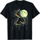 Retro Alligator Moon Howl 90s Swamp Lightning Design T-Shirt - T-Shirt | Black