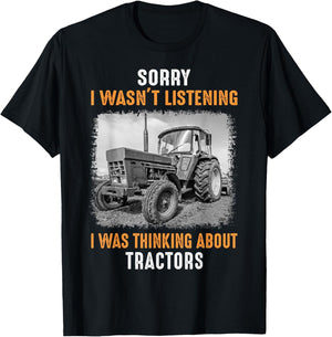 Funny Farm Tractor Saying for Driver Farming & Tractor Lover T-Shirt - T-Shirt | Black