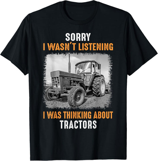 Funny Farm Tractor Saying for Driver Farming & Tractor Lover T-Shirt - T-Shirt | Black