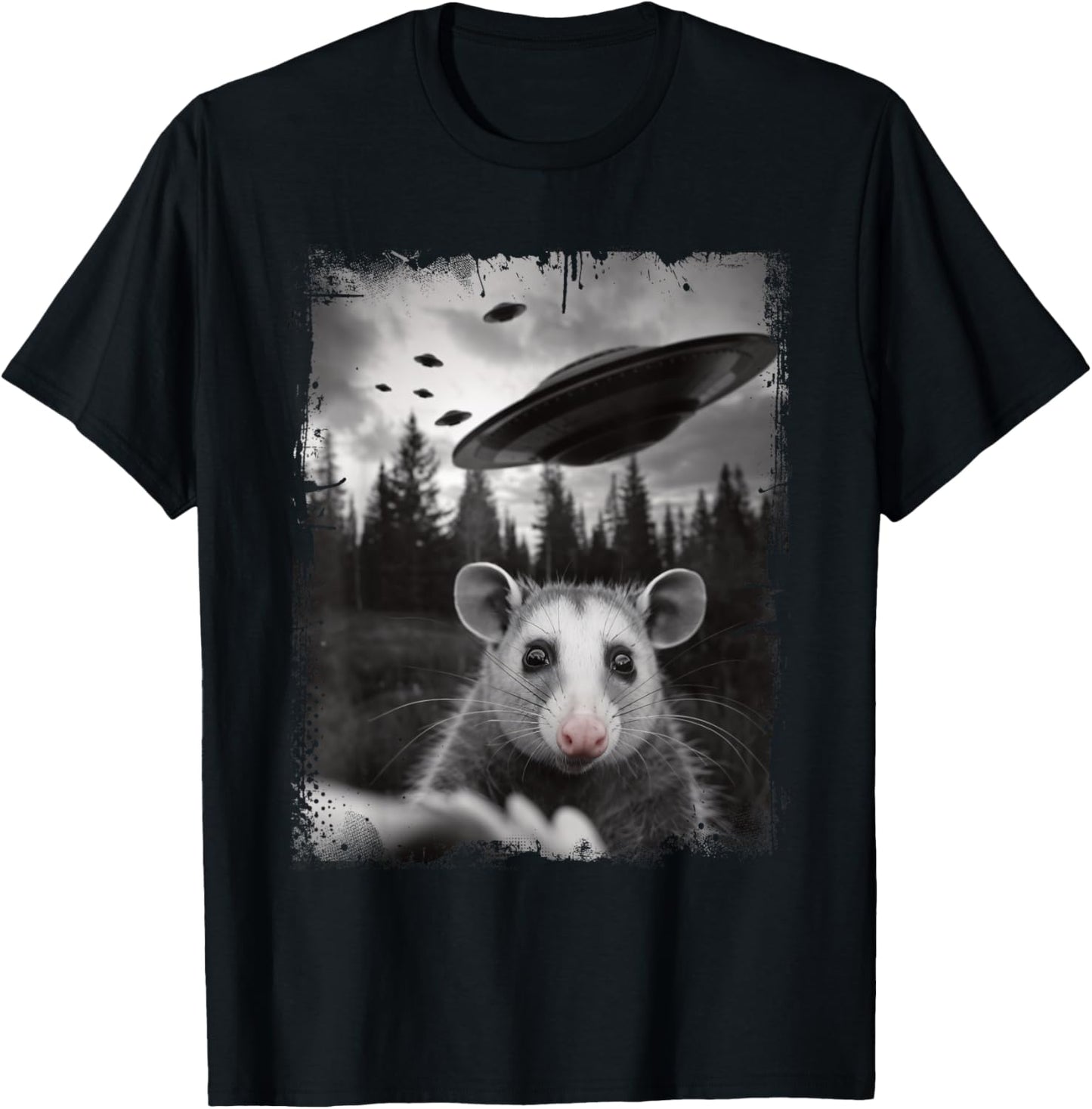 Drôle Opossum Bizarre Mème T-Shirt - T-Shirt | Black