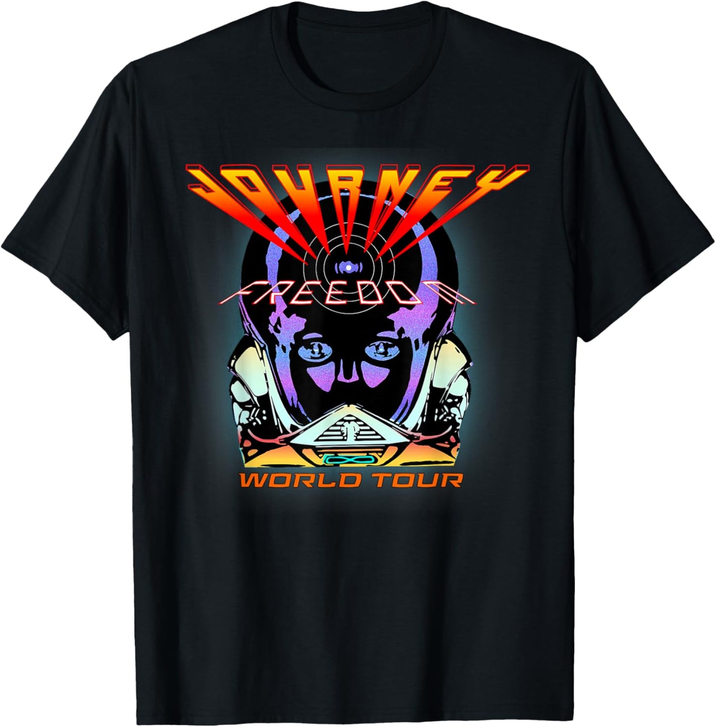 Journey Men's Frontiers Tour , Black, Small T-Shirt - T-Shirt | Black