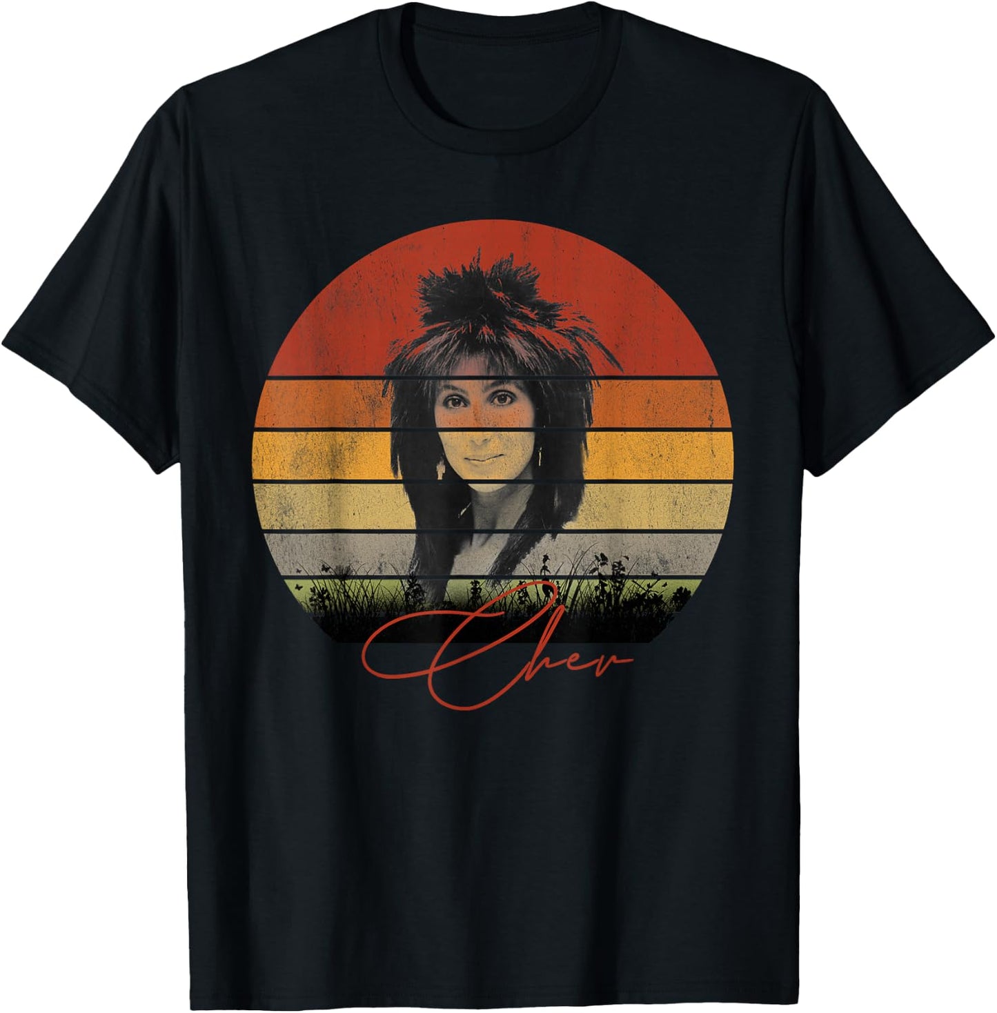 Retro Sunset Vintage-Chers Love Tour 2021 women T-Shirt - T-Shirt | Black