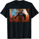 Avengers Endgame Captain America Mjolnir Shield Portrait T-Shirt - T-Shirt | Black