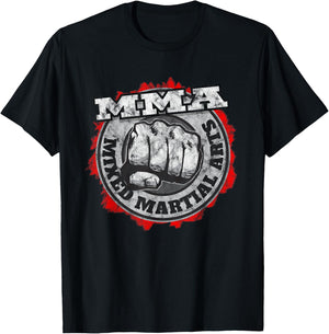 MMA Mixed Martial Arts Cage Fighting Sport T-Shirt - T-Shirt | Black