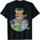 Disney Pixar Toy Story Woody & Buzz Lightyear Vintage Fly T-Shirt - T-Shirt | Black